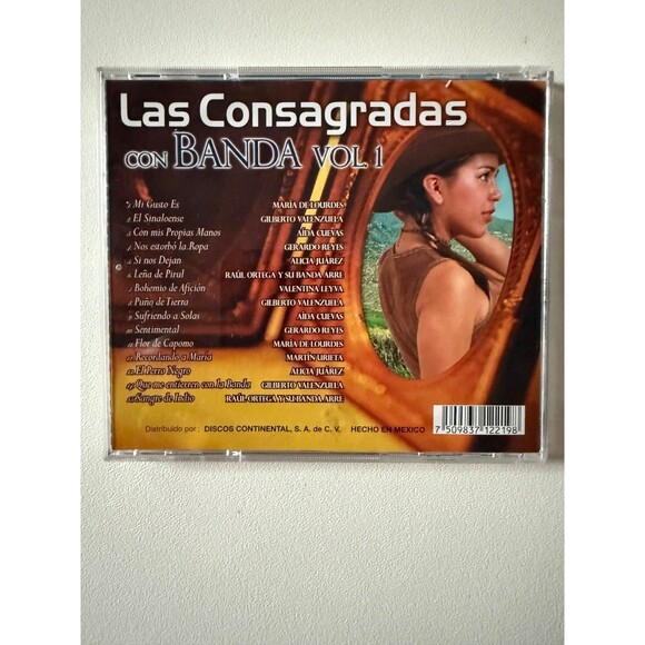 Various Artists Las Consagradas Con Banda Vol 1 CD Import Mexico Play Tested - Picture 2 of 6